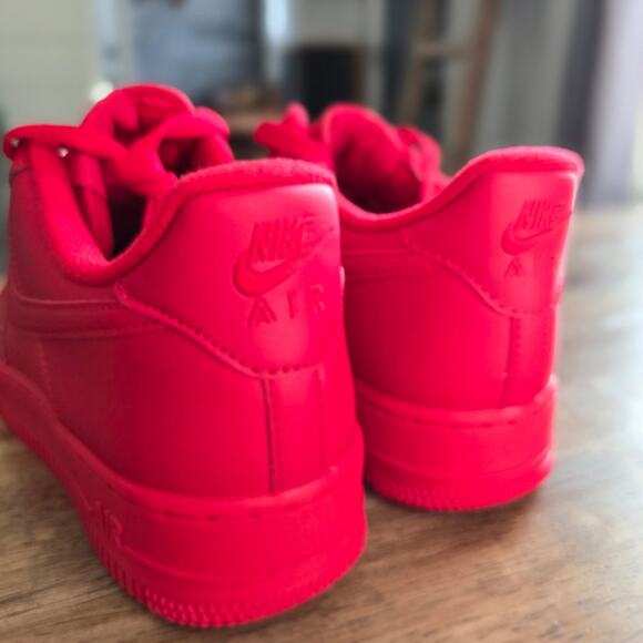Nike Air Force 1 Low ’07 LV8 “Triple Red” Men’s Size 10.5 – New Without Box main image 6